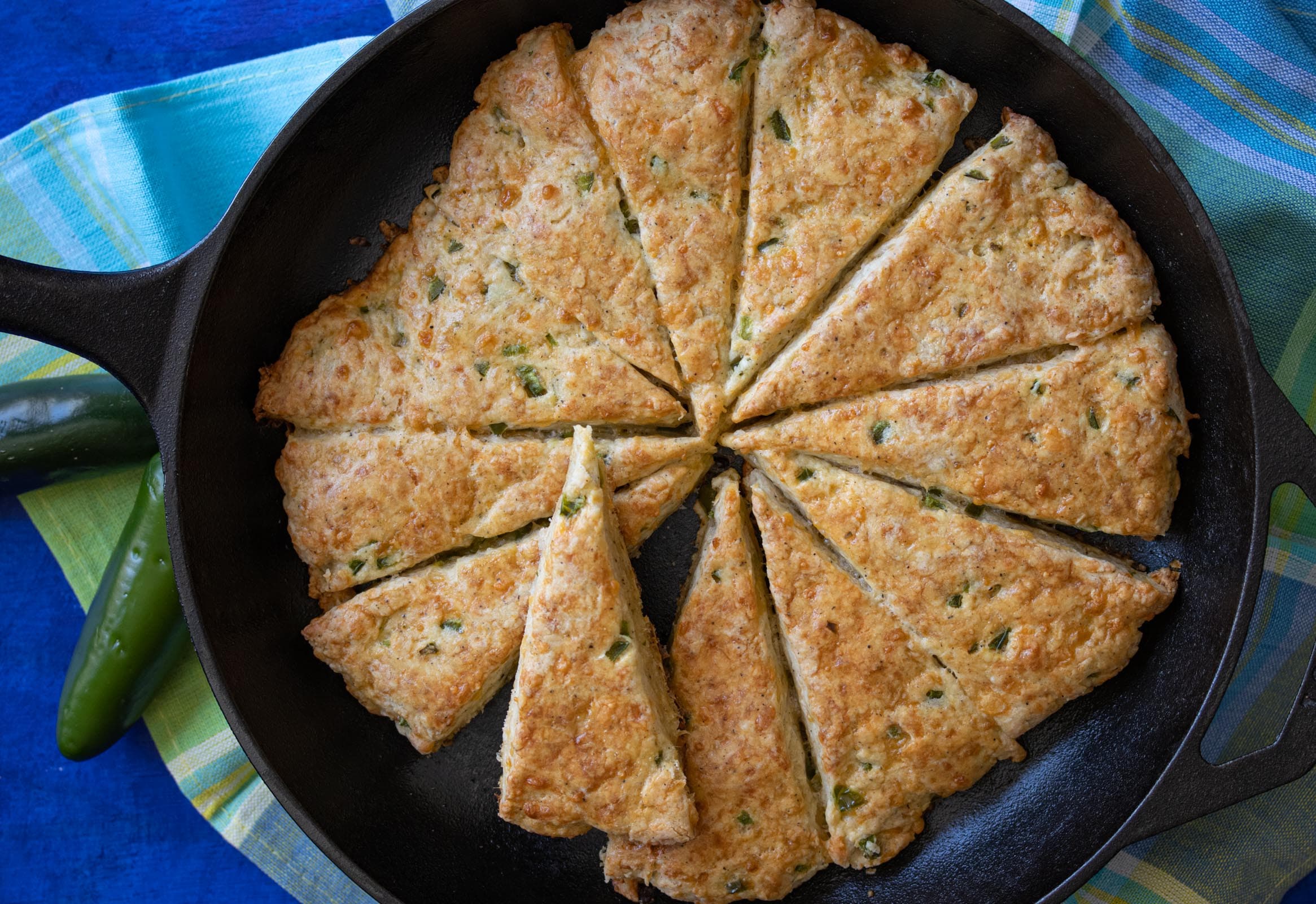 Cheddar Jalapeno Scones