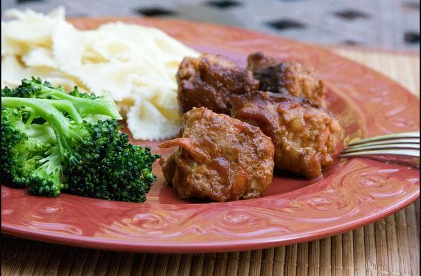 Cheesy Turkey Meatballs