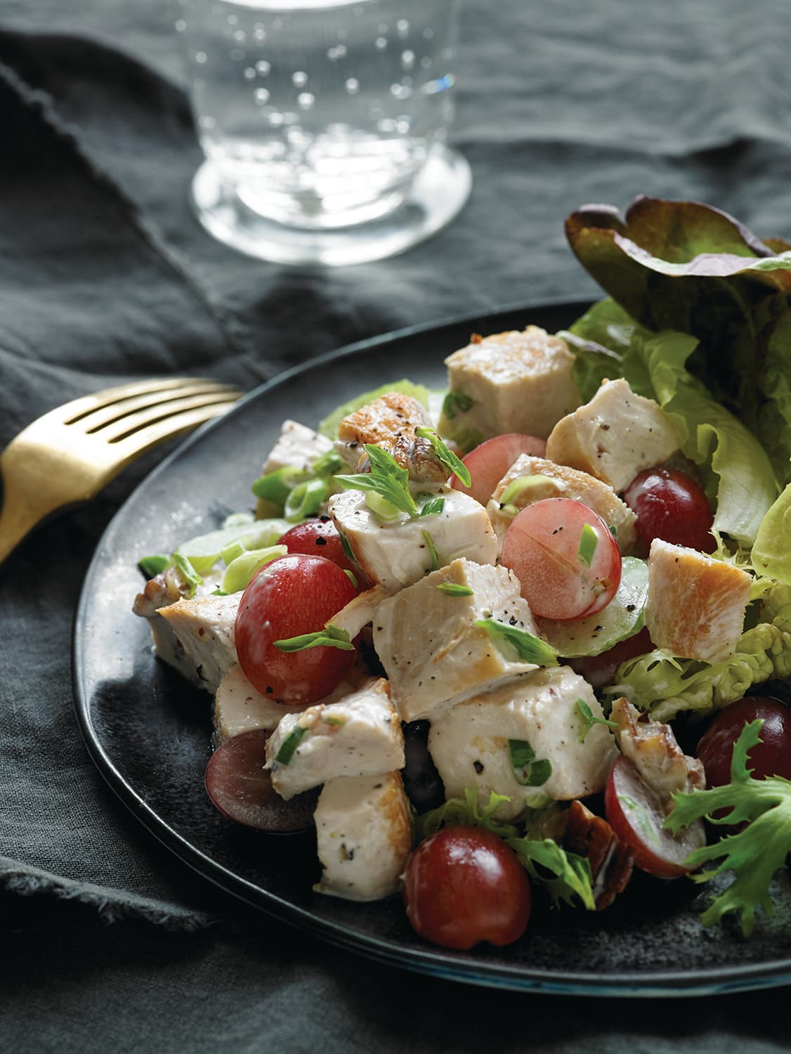 Chicken Salad with Pecans and Grapes