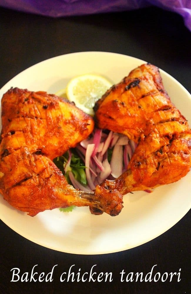 Tandoori chicken in oven