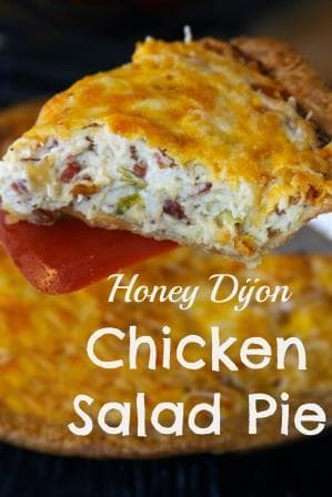 Honey Dijon Chicken Salad Pie