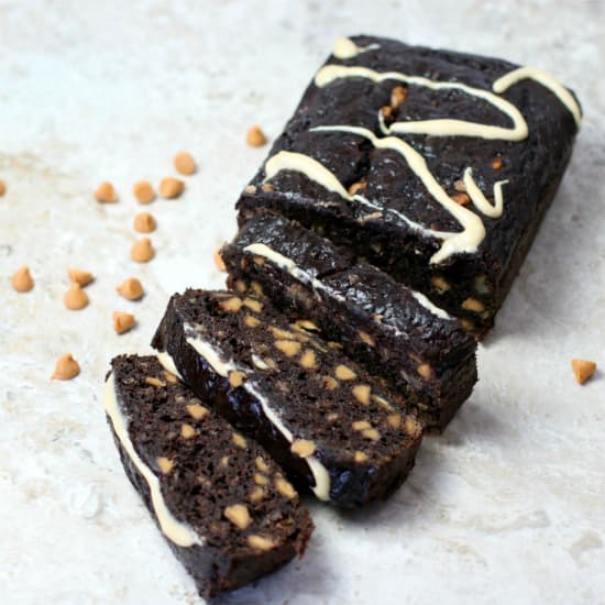 Chocolate Peanut Butter Banana Bread