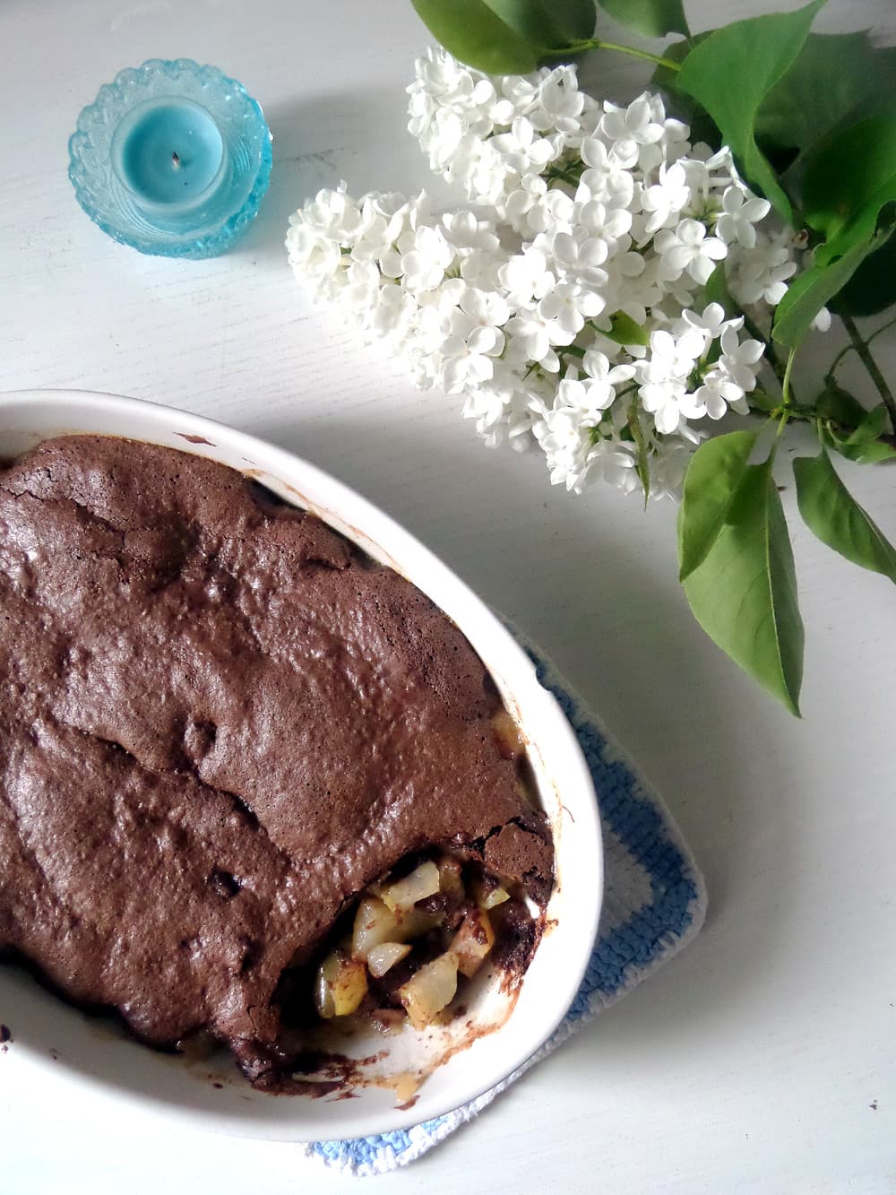 Chocolate and Pear Casserole