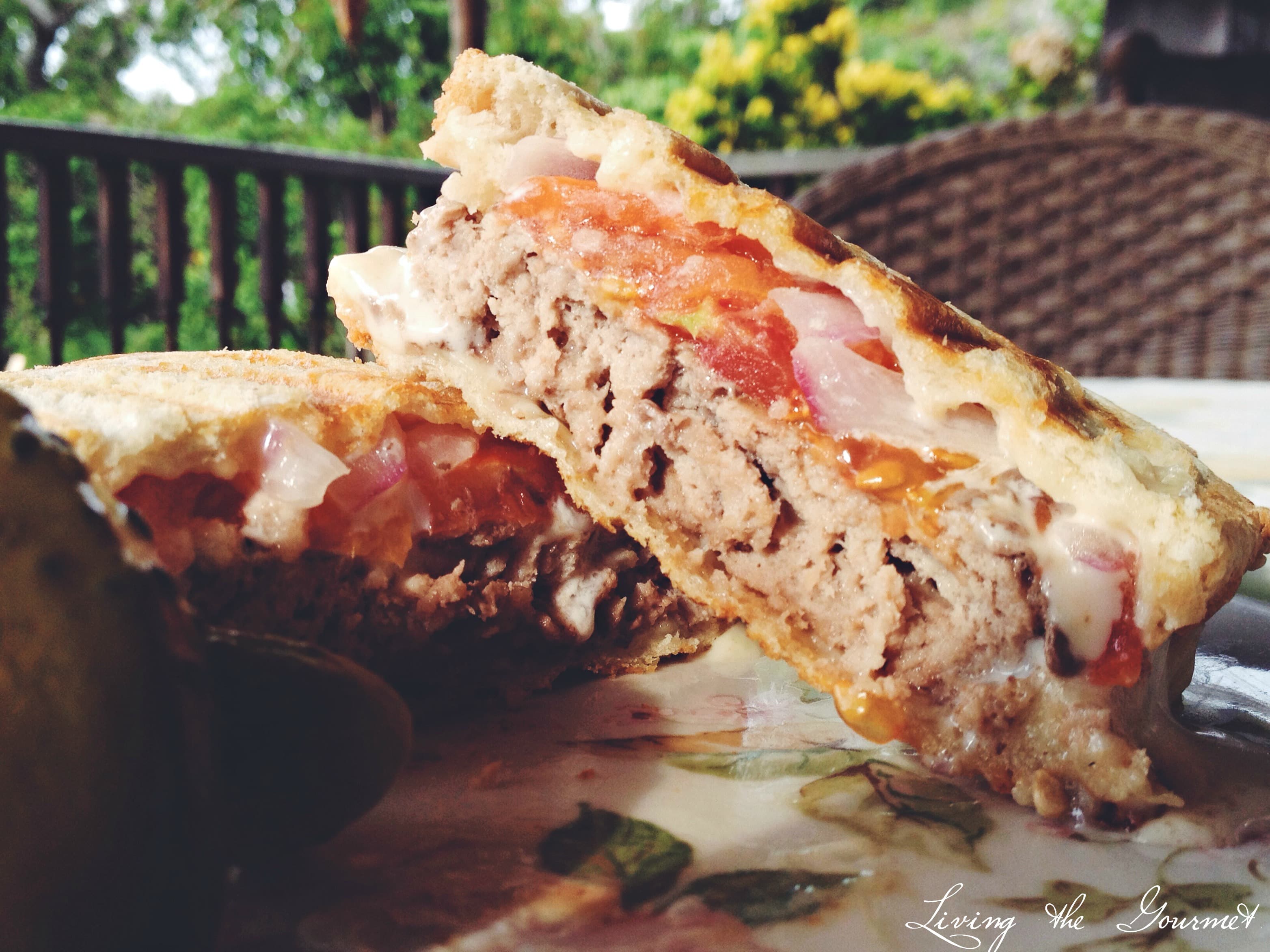 Cluck 'n Moo Cheeseburger Paninis