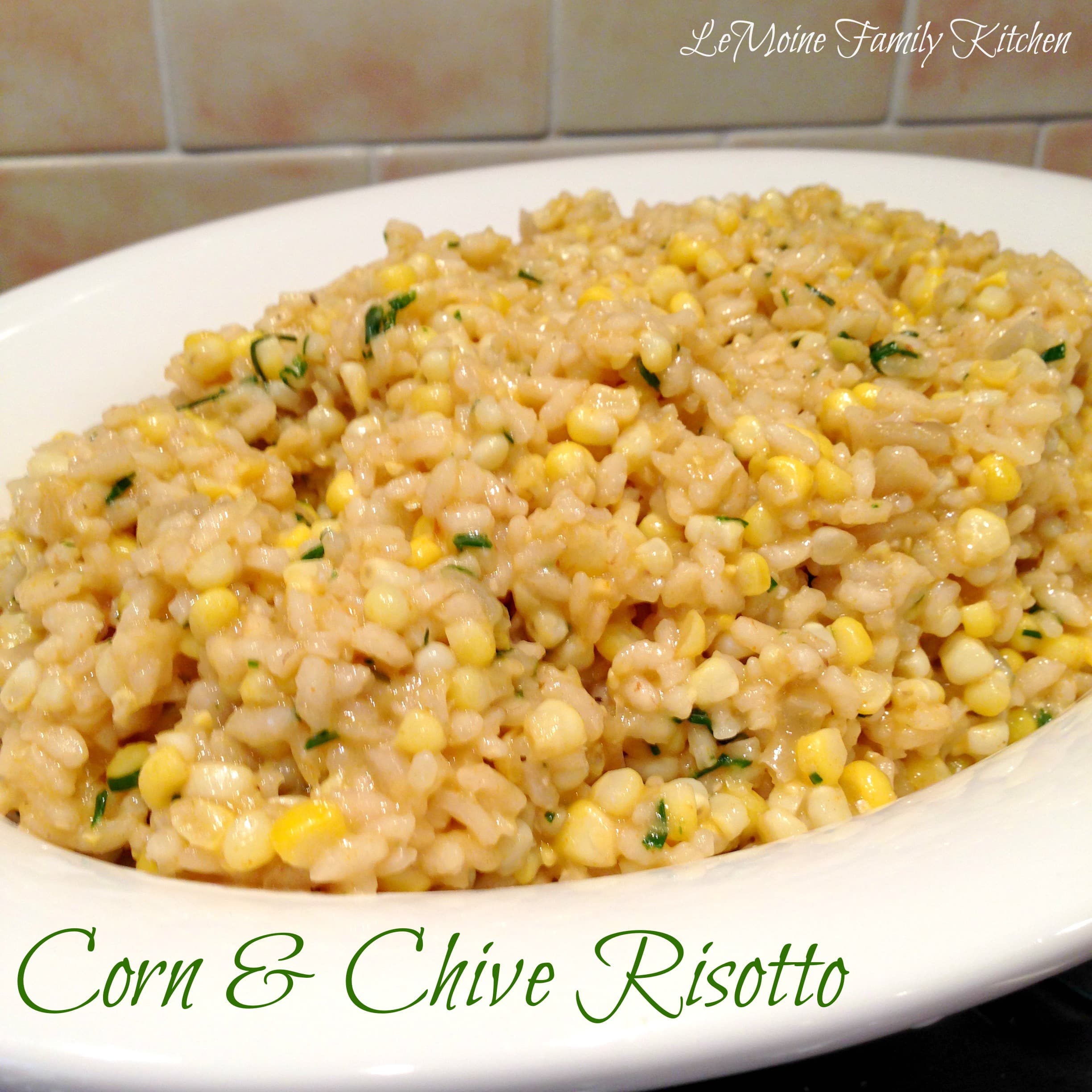 Corn & Chive Risotto 