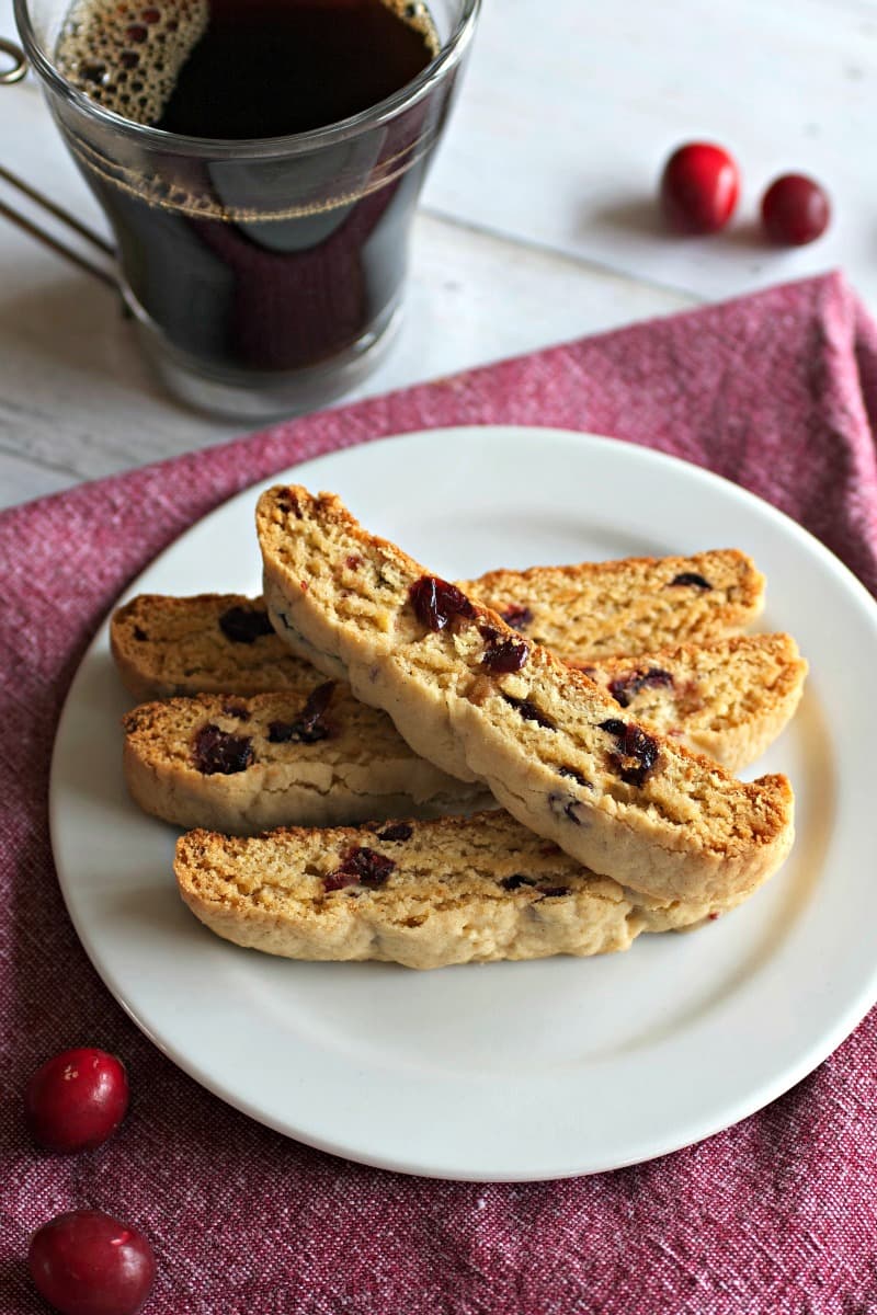Cranberry Lemon Biscotti 
