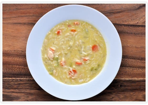Creamy Chicken Orzo Soup
