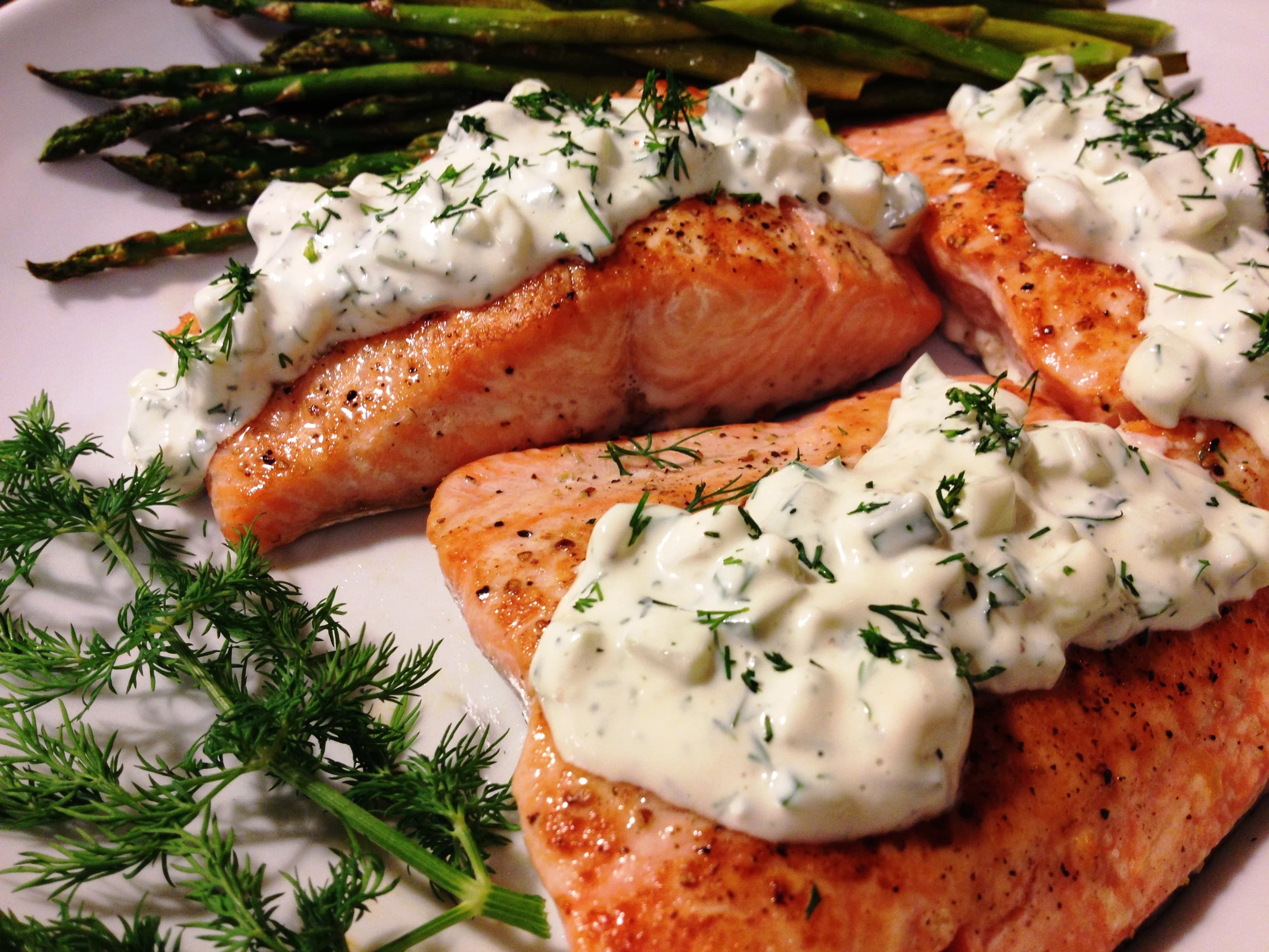 Cucumber Dill Salmon