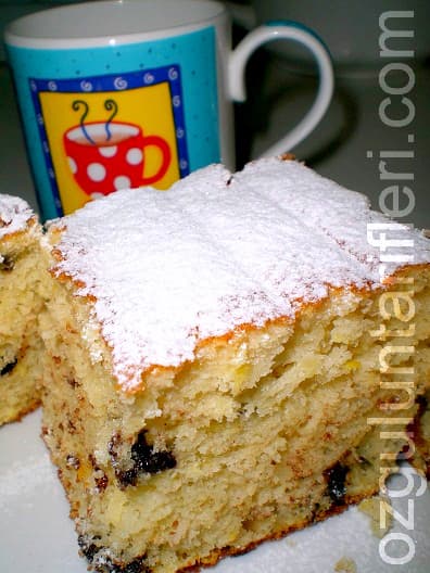 Damla Çikolatalı üzümlü kek