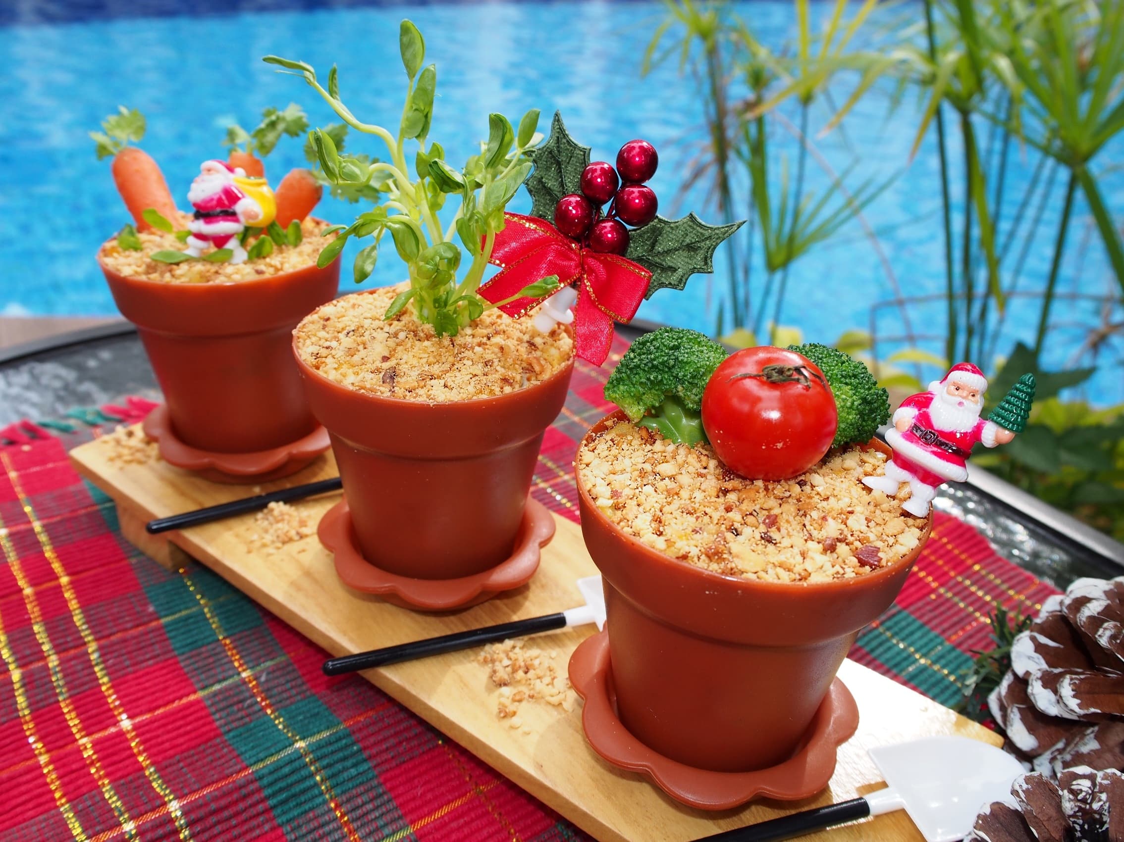 Christmas Potted Plants Potato Salad Potluck Recipe