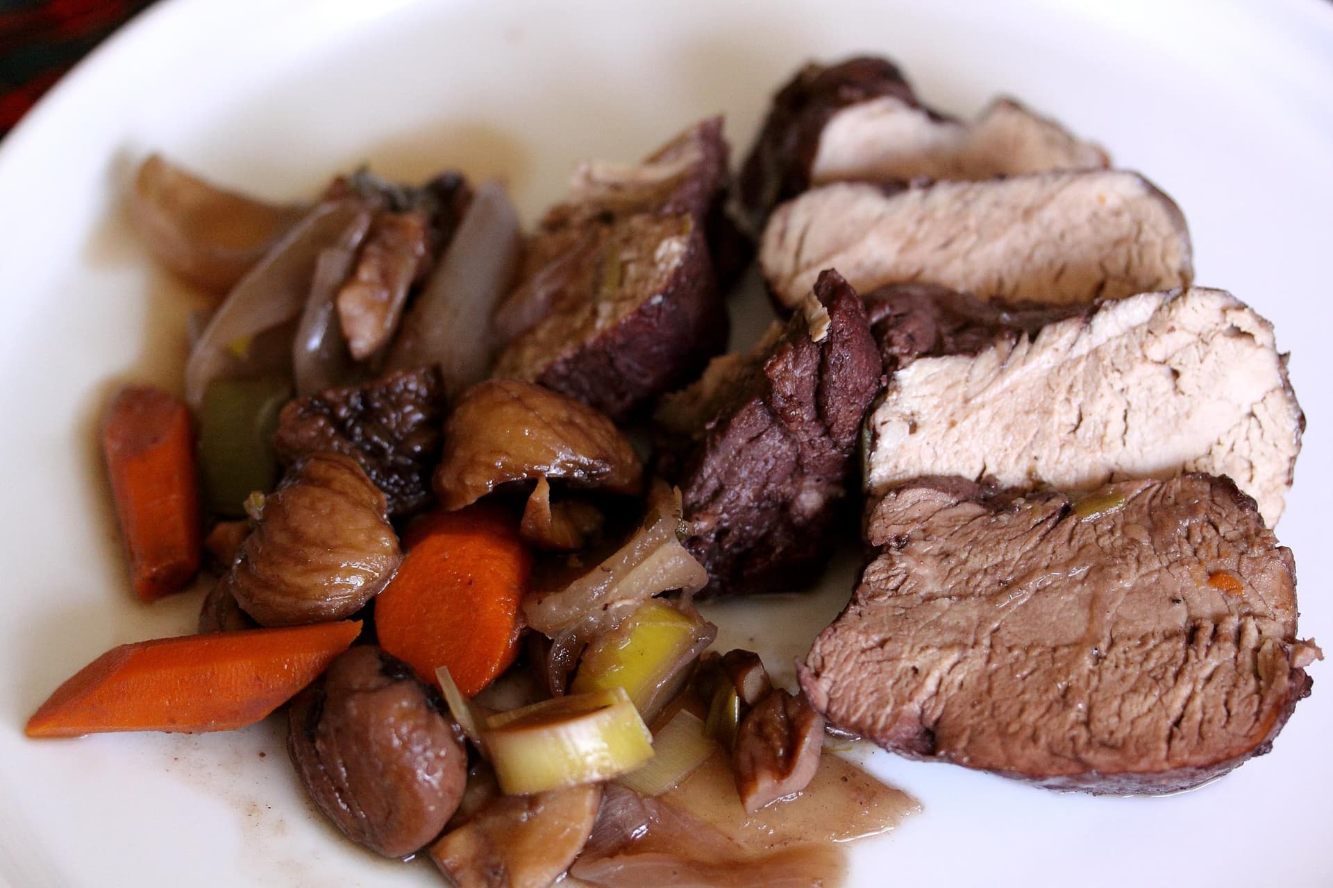 Farm Style Pork with Chestnuts