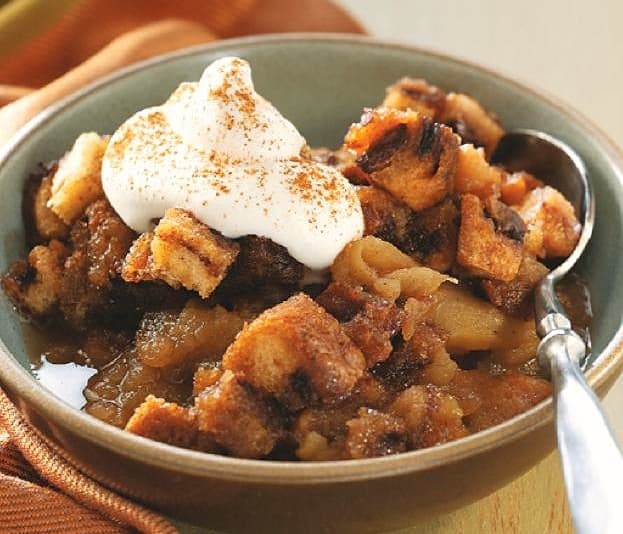 Apple Betty with Almond Cream