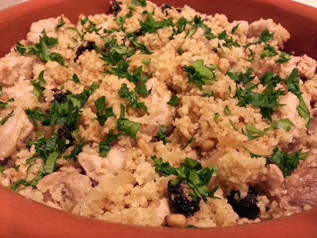 Easy Dinner: One Skillet Chicken with Couscous