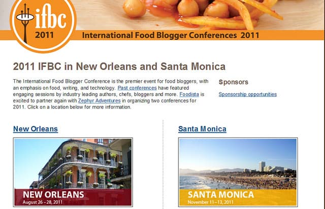 Announcing IFBC 2011 Agenda!