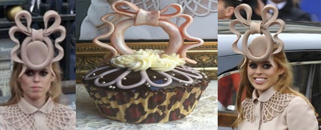Princess Beatrice Hat Cupcake Pokes Fun at Royal Wedding Headgear
