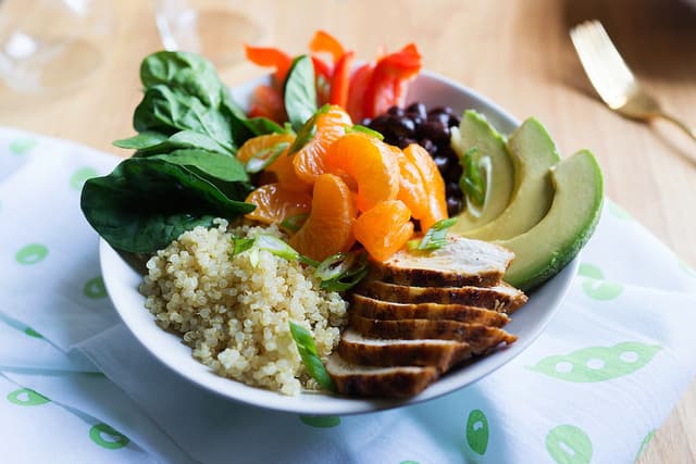 Mandarin and Quinoa Chicken Bowls