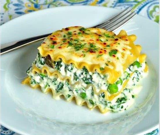 Green lasagna
