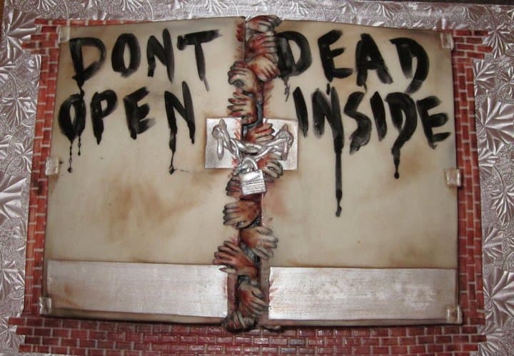 the walking dead cake