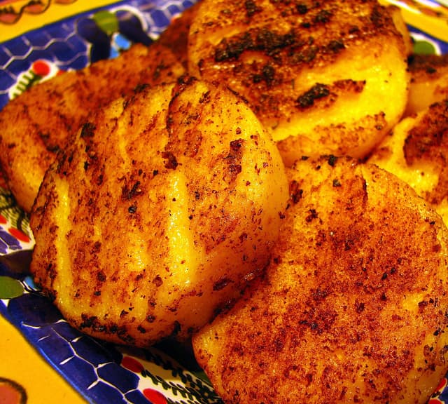 Grilled Polenta With Exotic Mushroom Rub