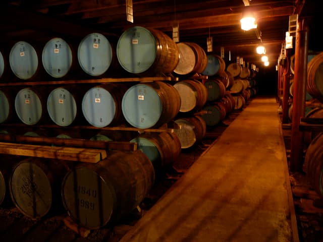 whisky barrels