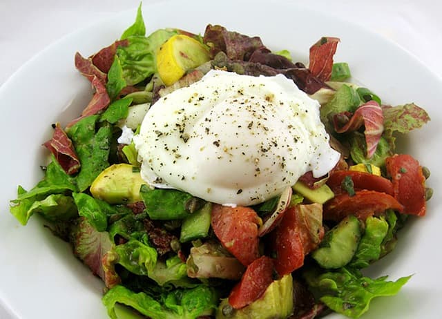 Poached Egg Salad