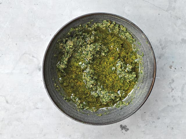 Mixed Herb Stem Salsa Verde
