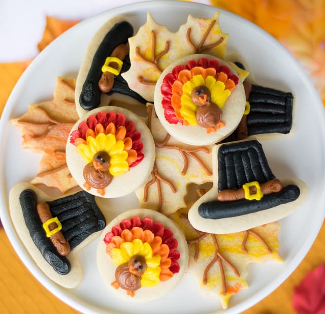 Festive Thanksgiving Turkey Cookies Recipe