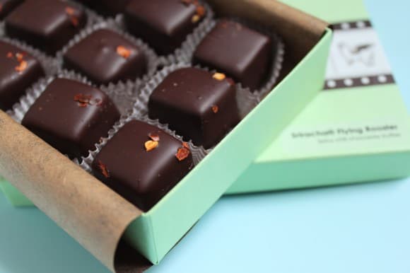 Sriracha Flying Rooster Chocolate Truffles