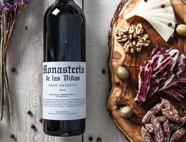 Monasterio de las vinas and charcuterie
