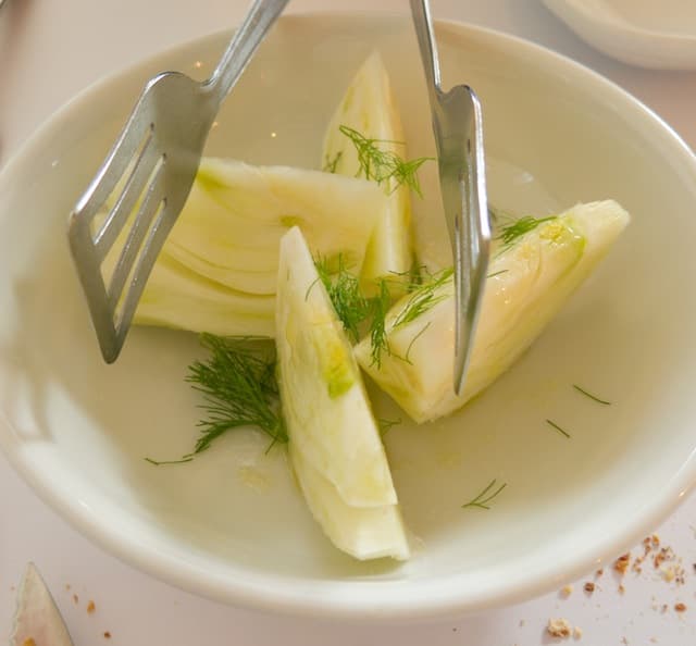 Fresh Fennel with Olive Oil