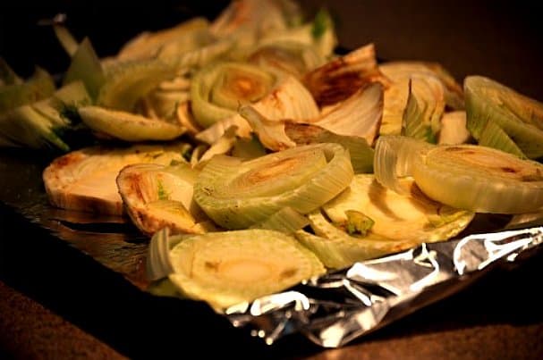 baked fennel crisps