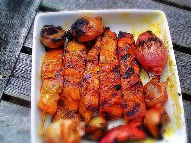 Thai Salmon Skewers