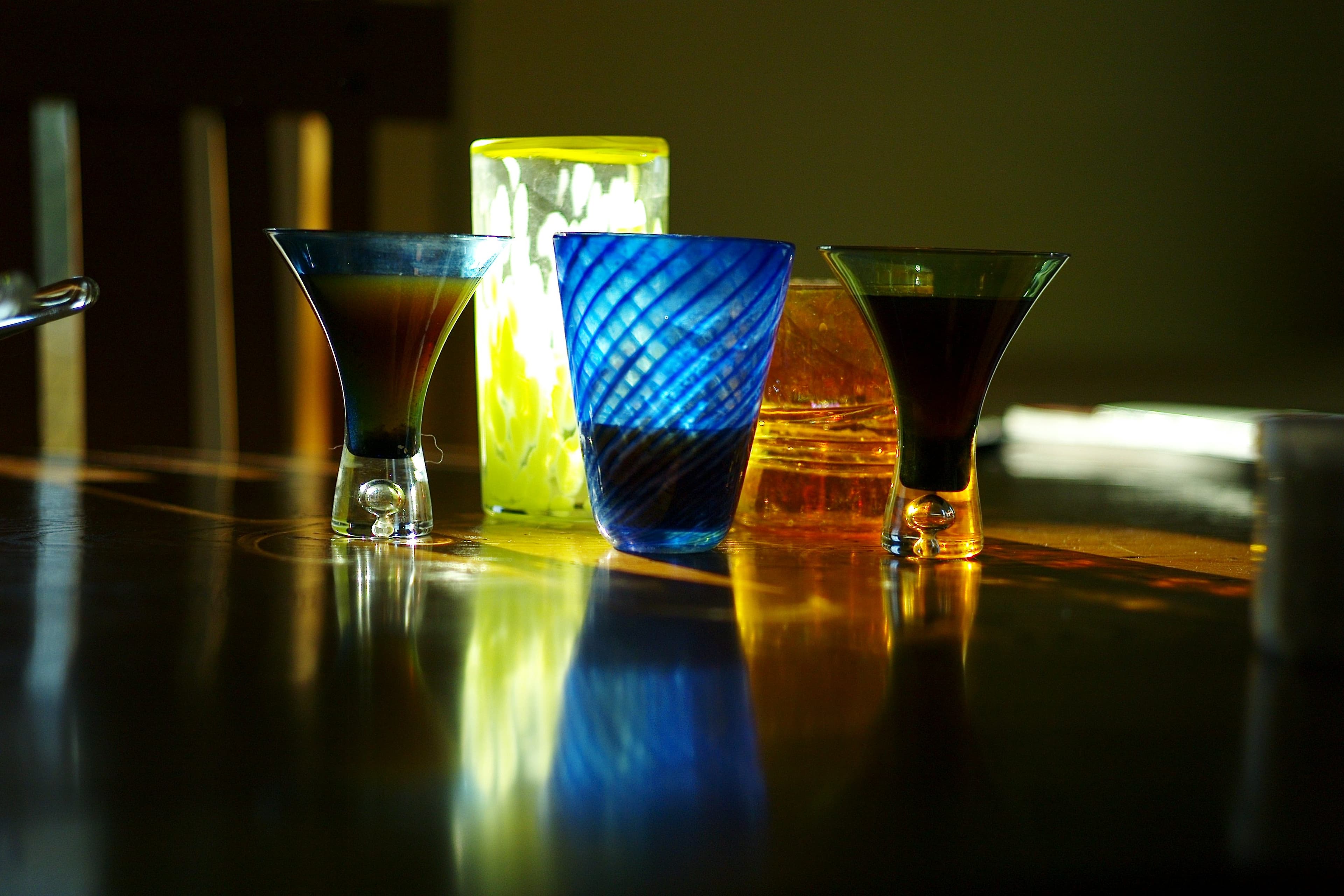 A few traditional cocktails with non-traditional ingredients