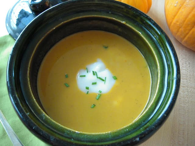 pumpkin sunbutter soup