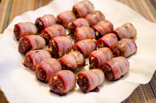 Bacon Wrapped Dates