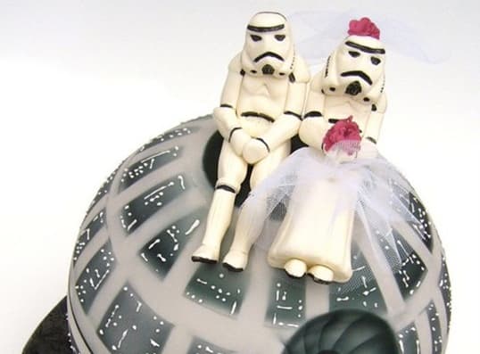 Star Wars Wedding Cake