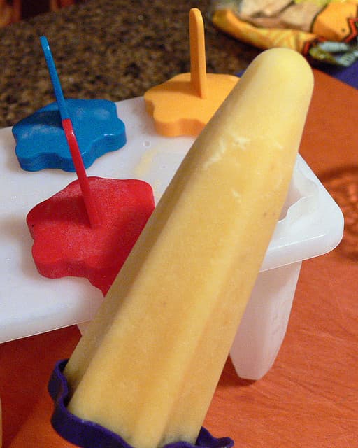Banana Popsicles