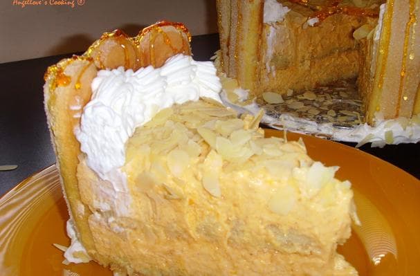 Pumpkin Mousse Charlotte