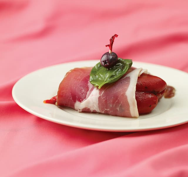 Prosciutto and Red Peppers