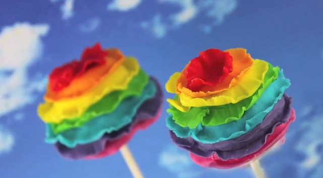 Radical Rainbow Cake Pops