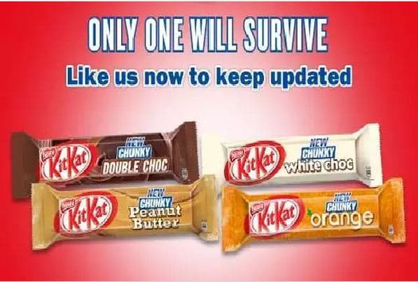 Kit Kat Asks Fans To Choose Next Chunky Flavor