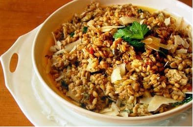 Super Healthy Spelt Farotto With Tuna And Artichokes