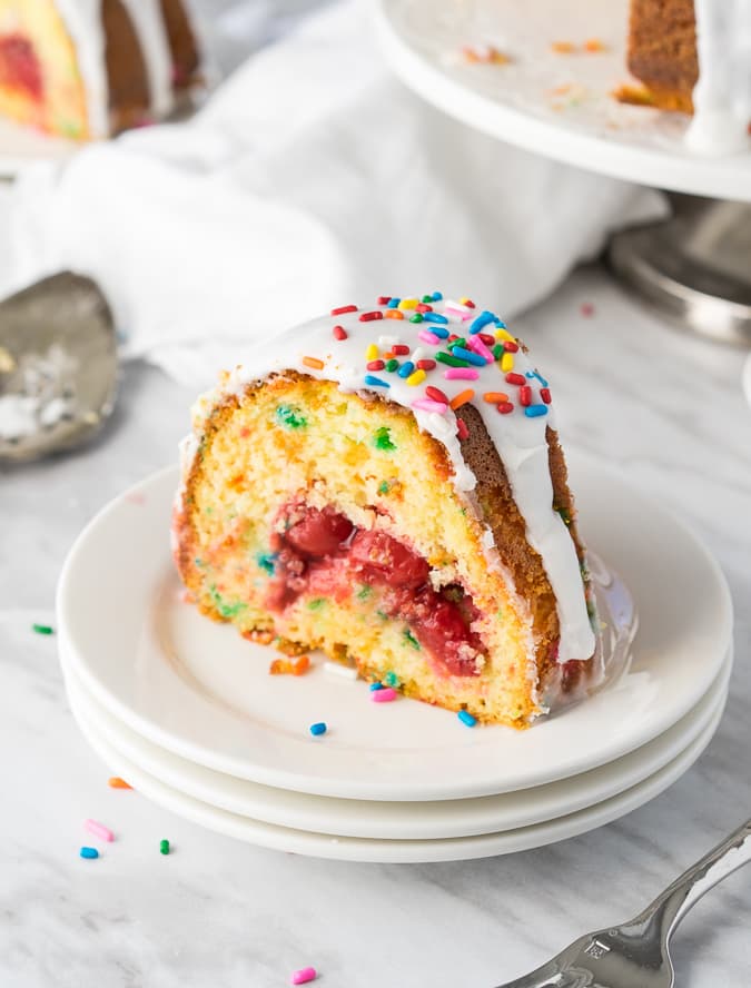 Gotta Have It: Rainbow Cherry Surprise Cake