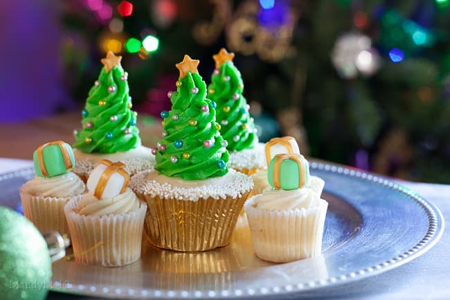 Christmas Tree Cupcake Tutorial