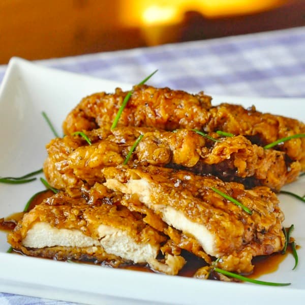 World's Best Double Crunch Honey Garlic Chicken Breasts