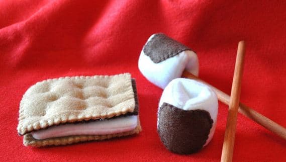 Adorable Felted Smores