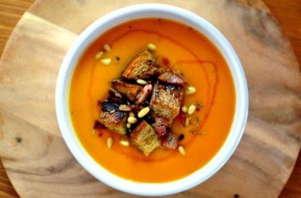 Honey Roasted Butternut Squash Soup