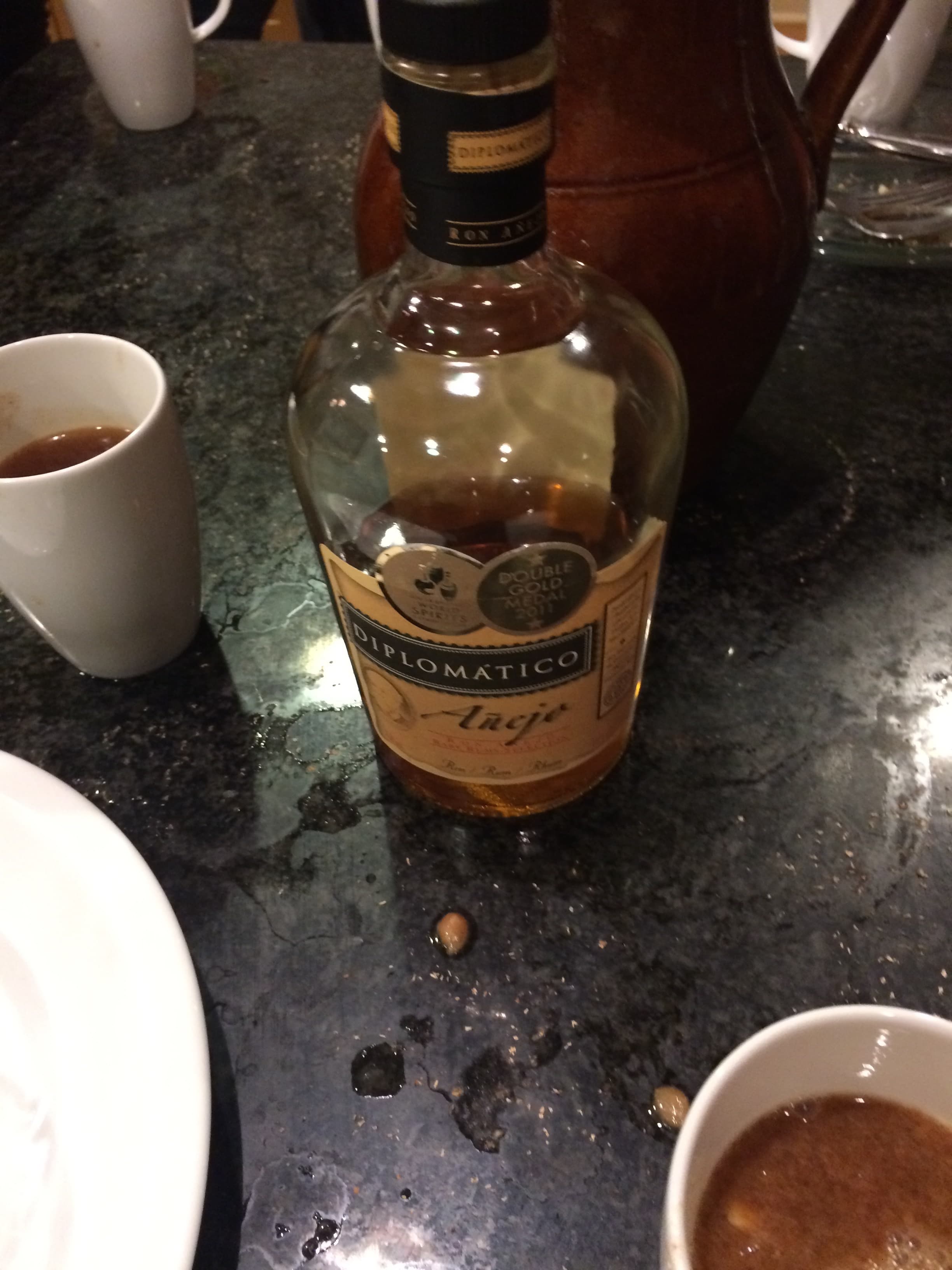 Diplomatico Rum Anejo, Snap, Stroh Rum and Busted Barrel Rum=Magical HOT BUTTERED RUM 
