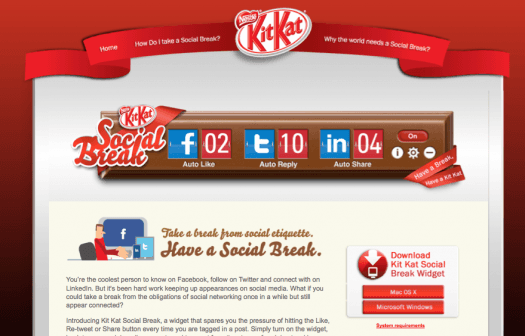 Kit Kat Social Break App