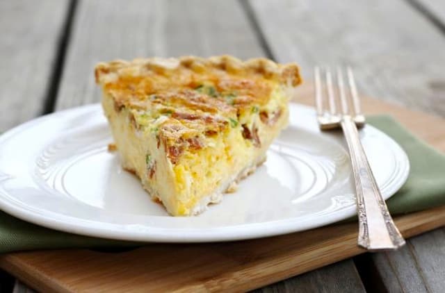 Easter Brunch: Monterey Jack and Ham Quiche